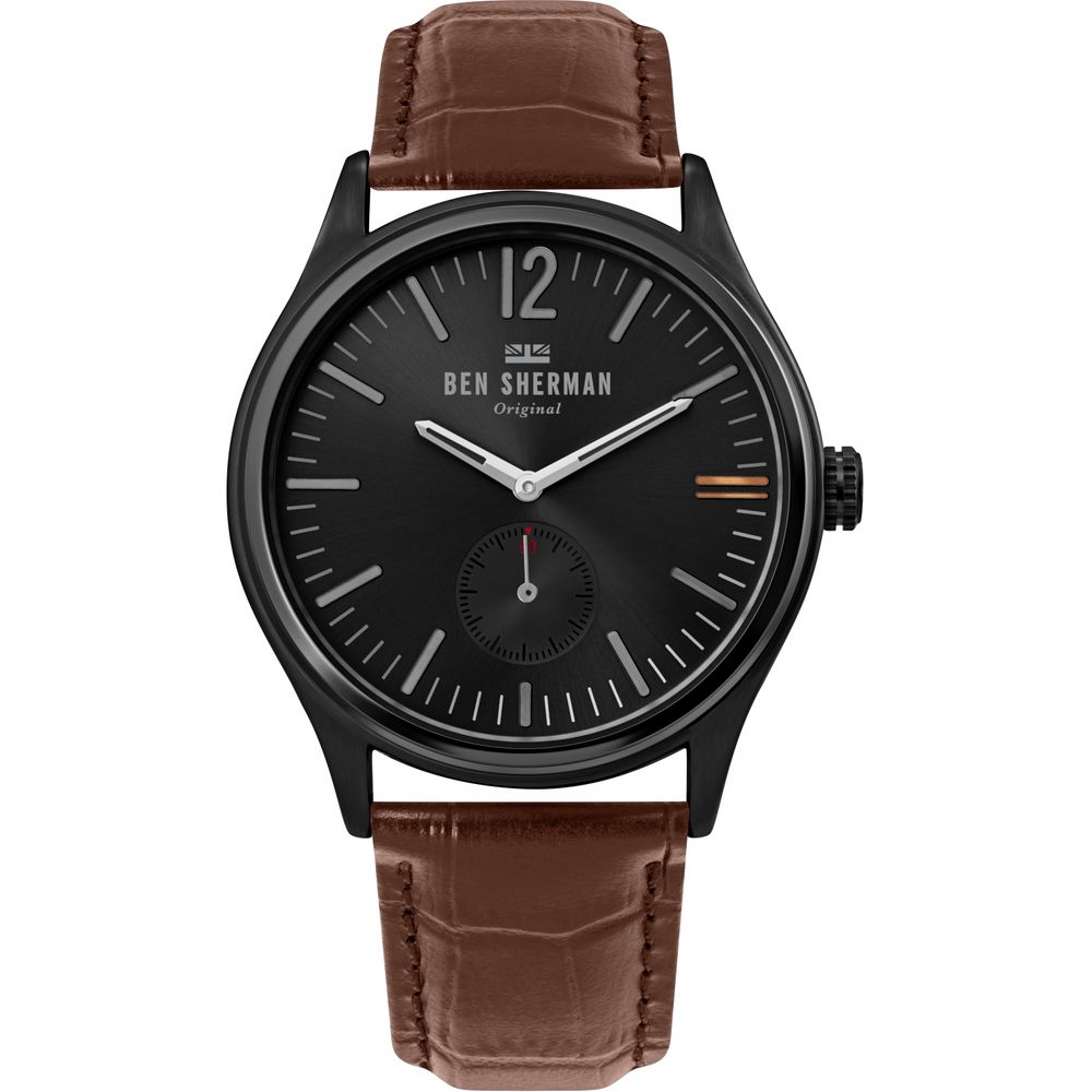 Ben Sherman Brown Leather Watch LUNESCAPE