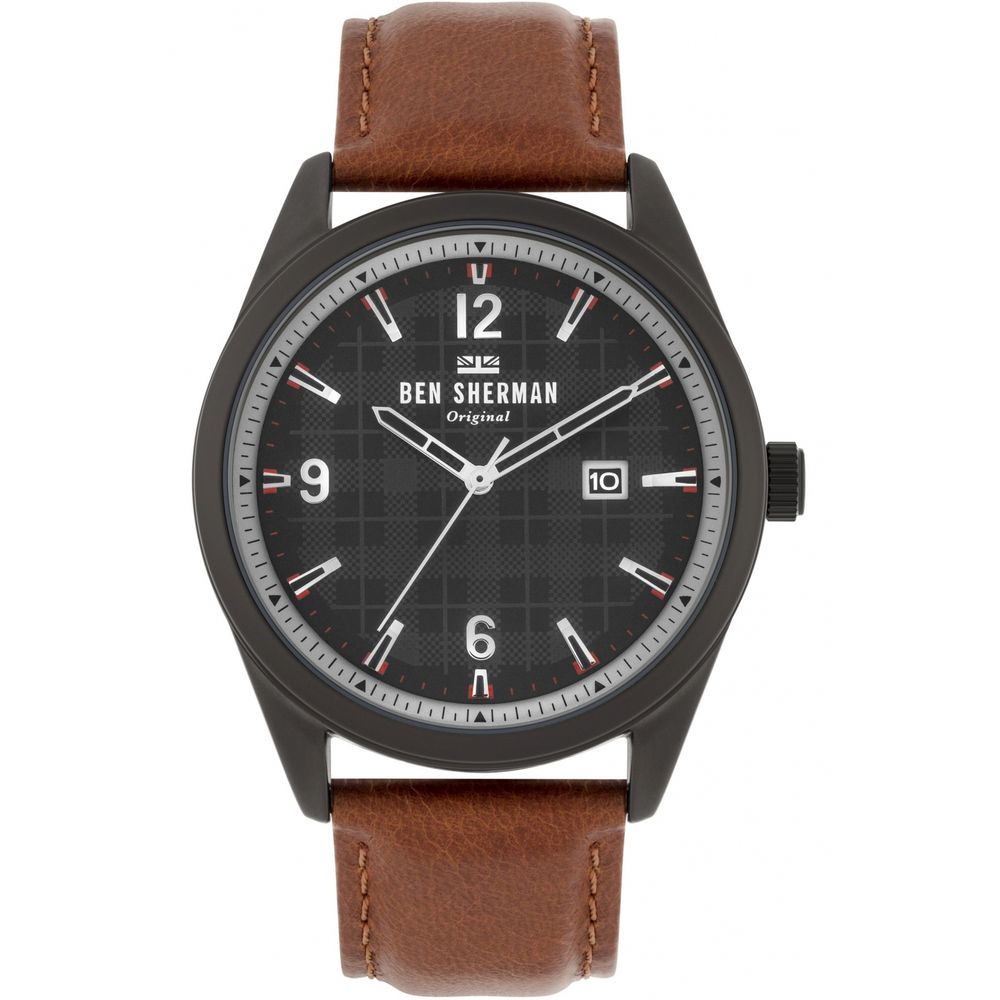 Ben Sherman Brown Leather Watch LUNESCAPE