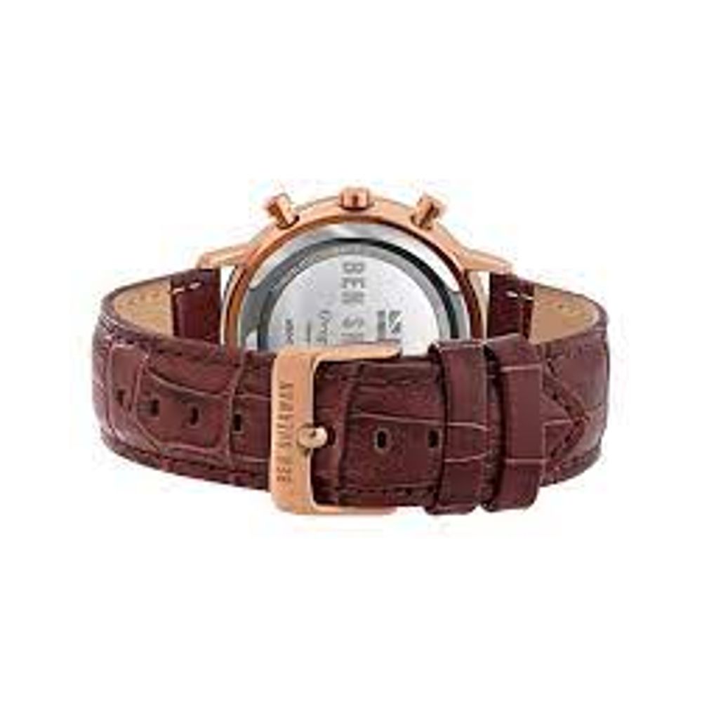 Ben Sherman Brown Leather Watch LUNESCAPE