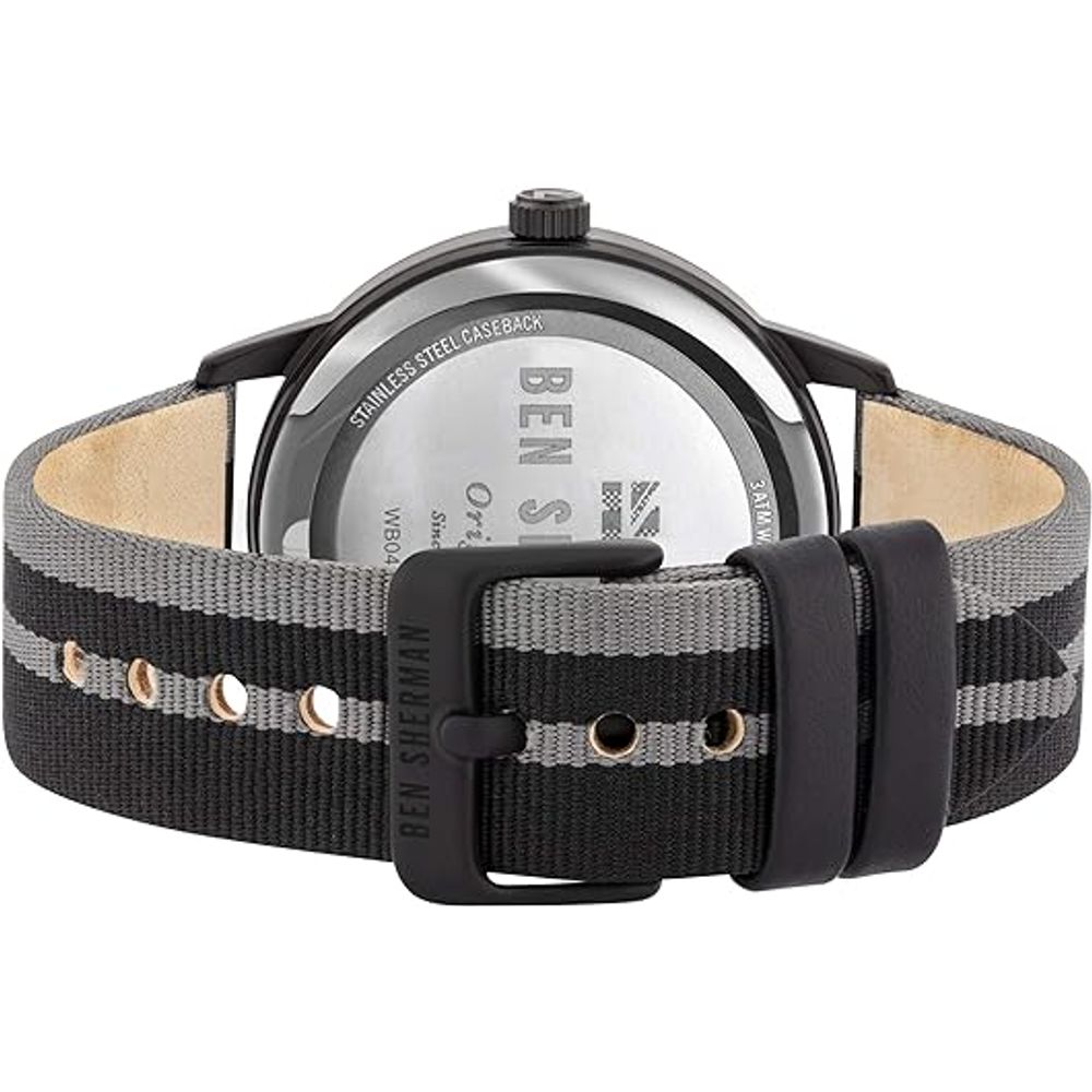 Ben Sherman Gray Fabric Watch LUNESCAPE