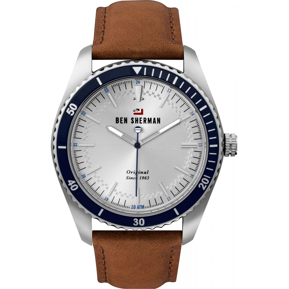 Ben Sherman Brown Leather Watch LUNESCAPE