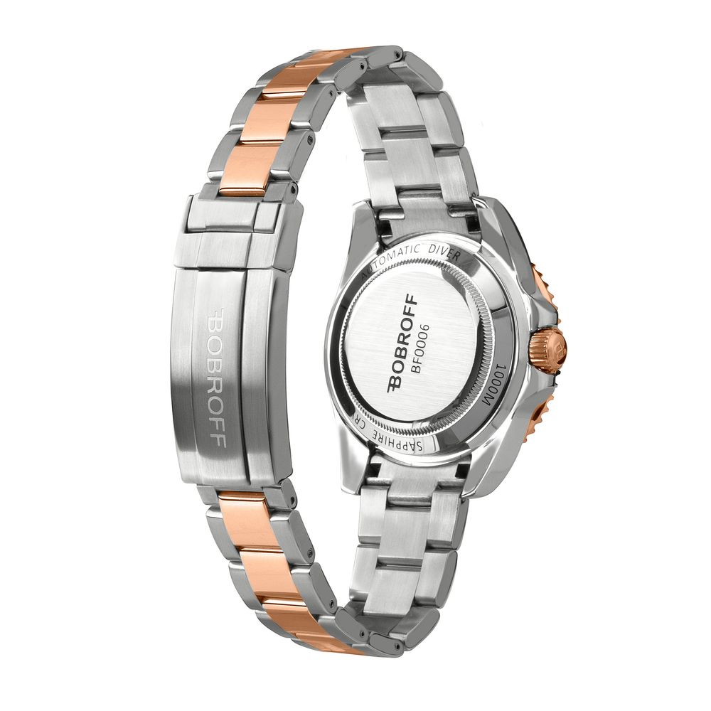 Bobroff Silver Stainless Steel Watch LUNESCAPE