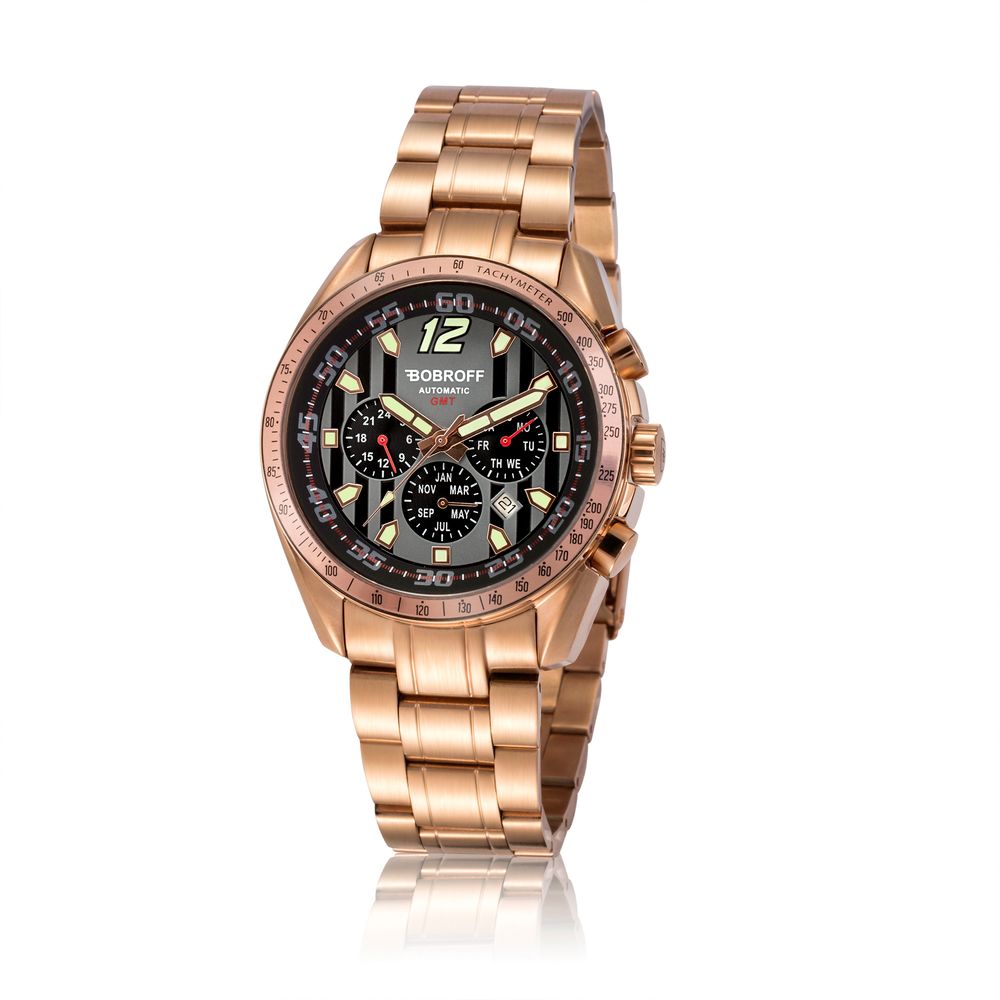 Bobroff Bronze Stainless Steel Watch LUNESCAPE