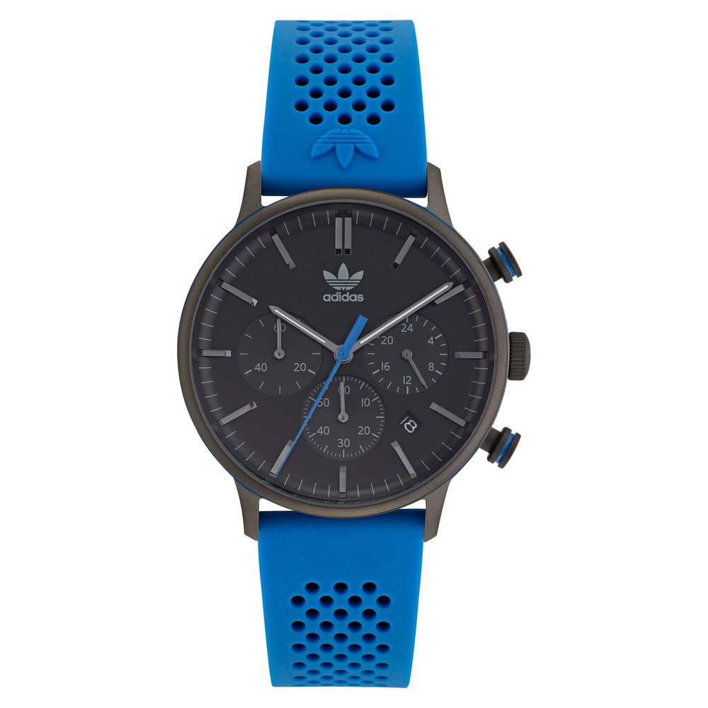 Adidas Blue Rubber Watch LUNESCAPE
