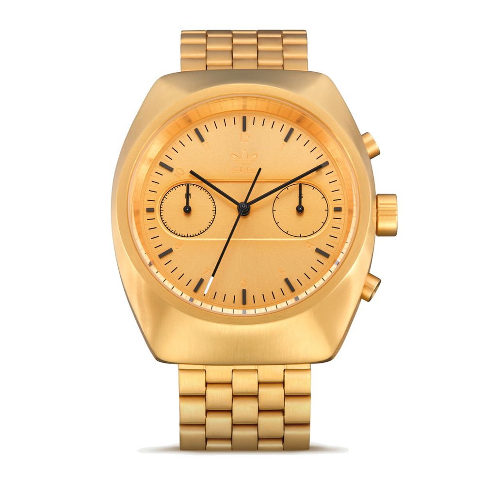 Adidas Gold Stainless Steel Watch LUNESCAPE