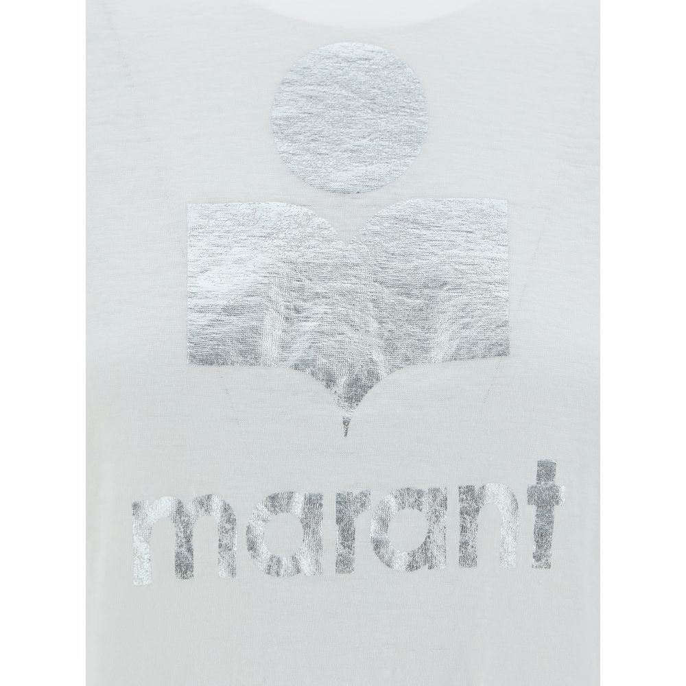 Isabel Marant Étoile White Linen T-Shirt