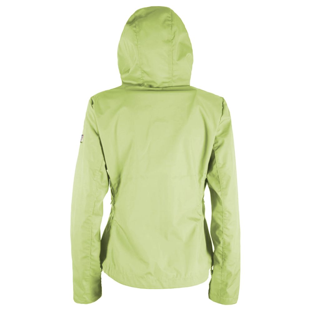 Yes Zee Green Polyester Jackets & Coat LUNESCAPE
