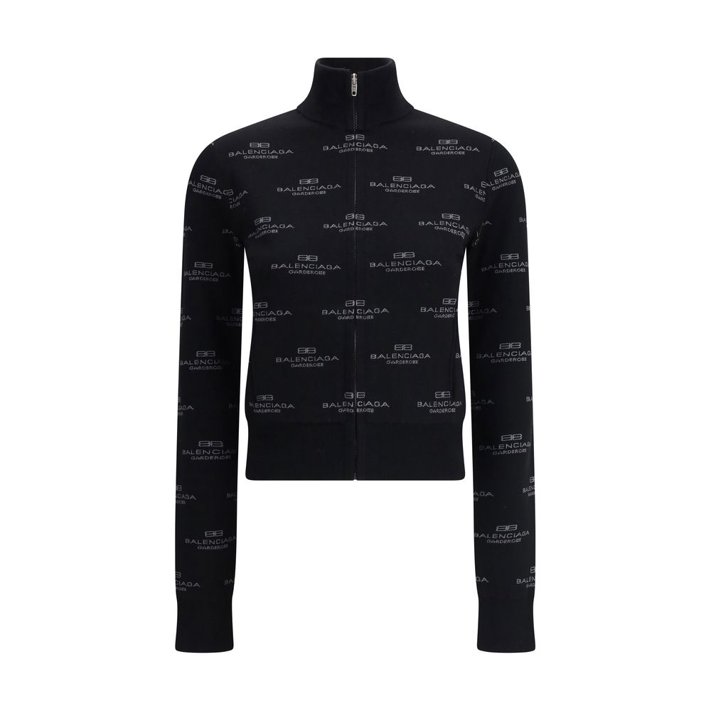 Balenciaga All-over logo Cardigan LUNESCAPE