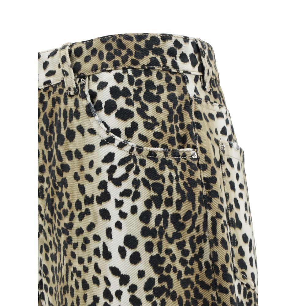 Blumarine Printed boyfriend Jeans LUNESCAPE
