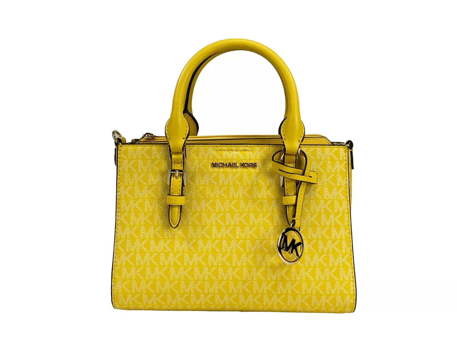 Michael Kors Charlotte 3 in 1 Satchel Bag Crossbody Golden Yellow LUNESCAPE