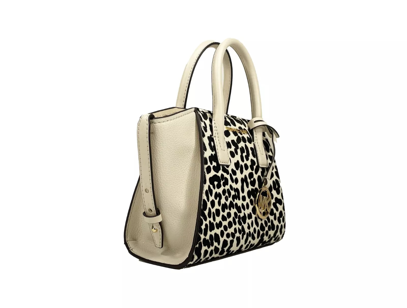 Michael Kors Avril XS Cream Cheetah Satchel Crossbody Bag Purse LUNESCAPE