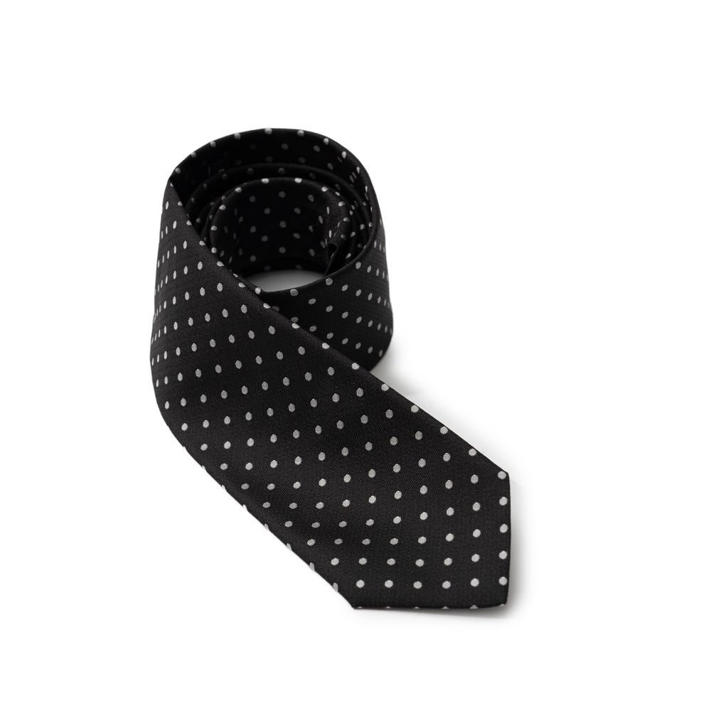 Dolce & Gabbana Black Silk Ties & Bowty LUNESCAPE