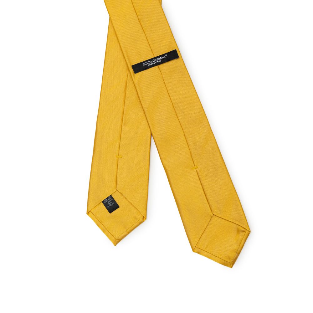 Dolce & Gabbana Gold Silk Ties & Bowty LUNESCAPE
