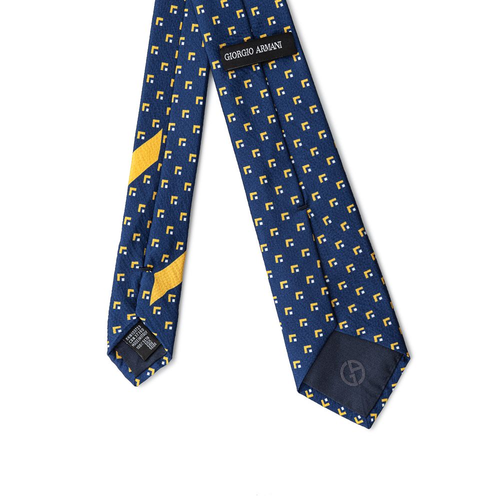 Giorgio Armani Blue Silk Ties & Bowty LUNESCAPE