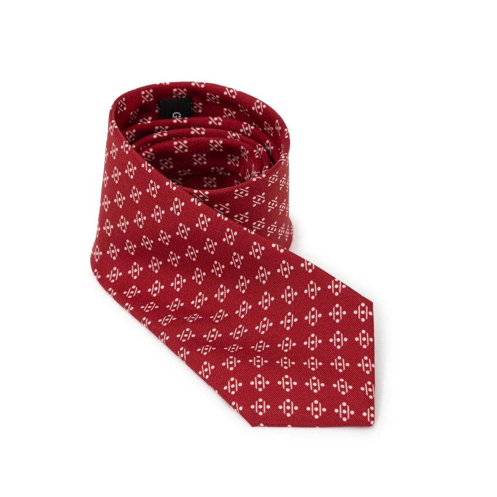 Giorgio Armani Red Silk Ties & Bowty LUNESCAPE