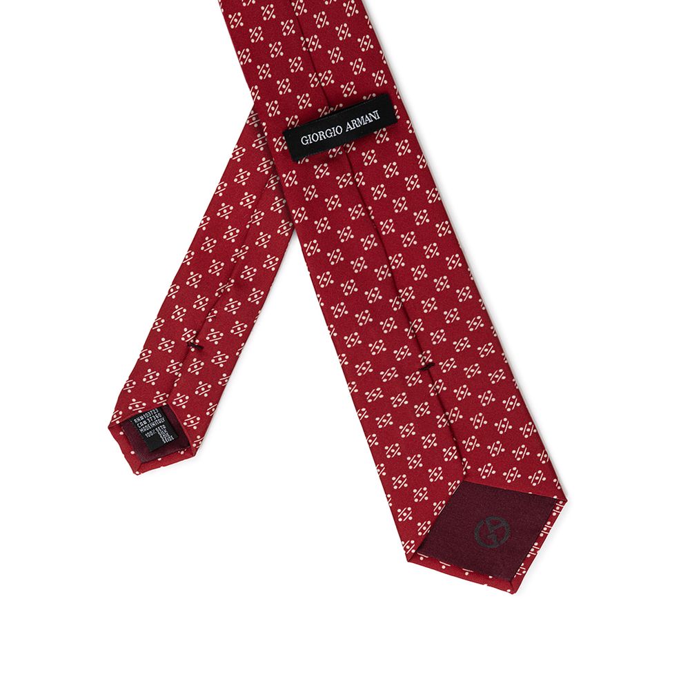 Giorgio Armani Red Silk Ties & Bowty LUNESCAPE