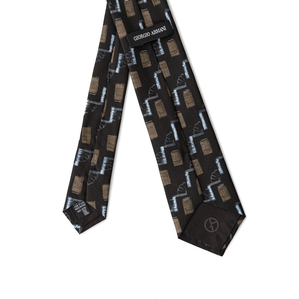 Giorgio Armani Black Silk Ties & Bowty LUNESCAPE