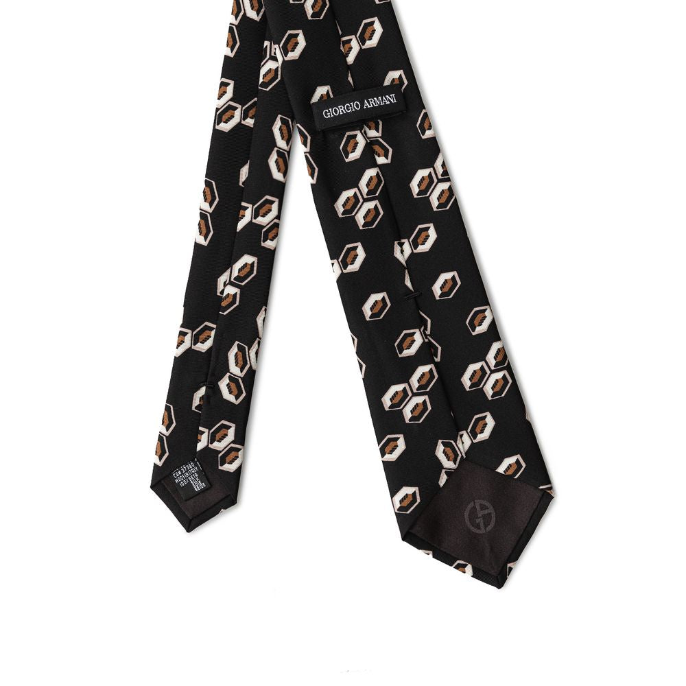 Giorgio Armani Black Silk Ties & Bowty LUNESCAPE