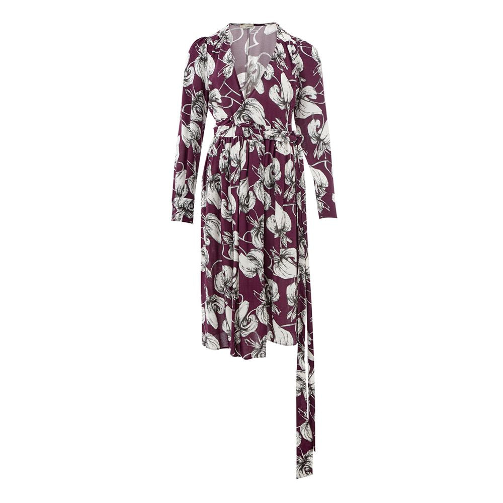 Lardini Elegant Purple Dress LUNESCAPE