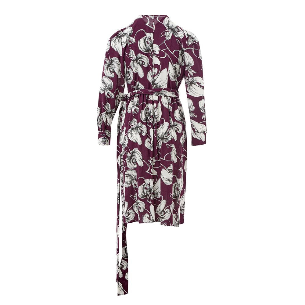 Lardini Elegant Purple Dress LUNESCAPE