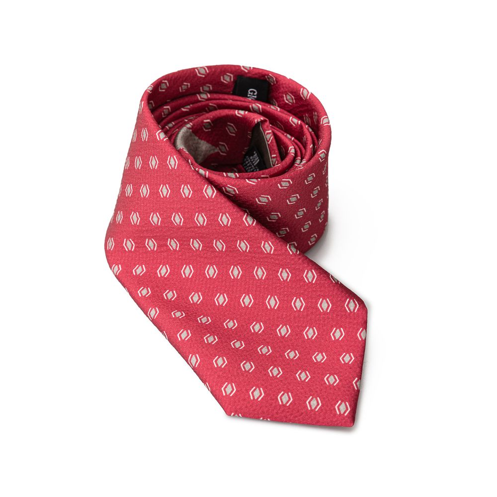 Giorgio Armani Red Silk Ties & Bowty LUNESCAPE