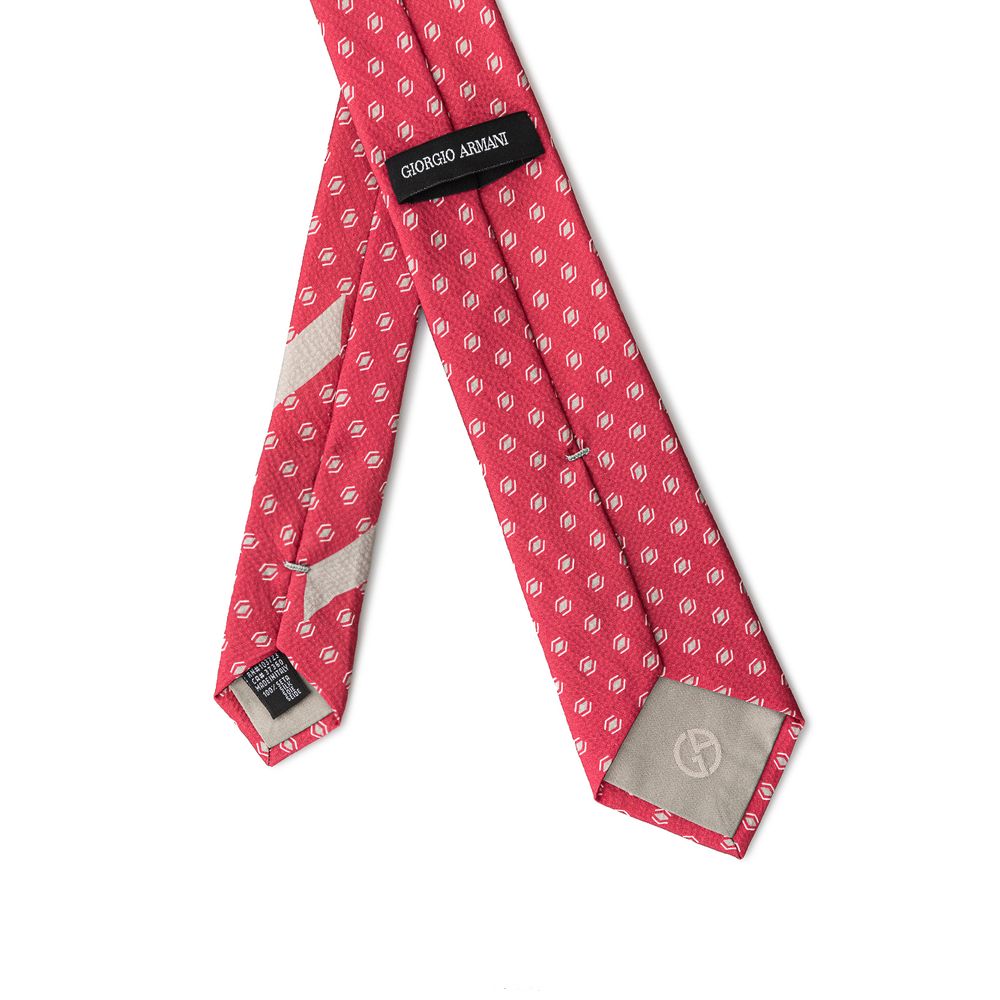 Giorgio Armani Red Silk Ties & Bowty LUNESCAPE