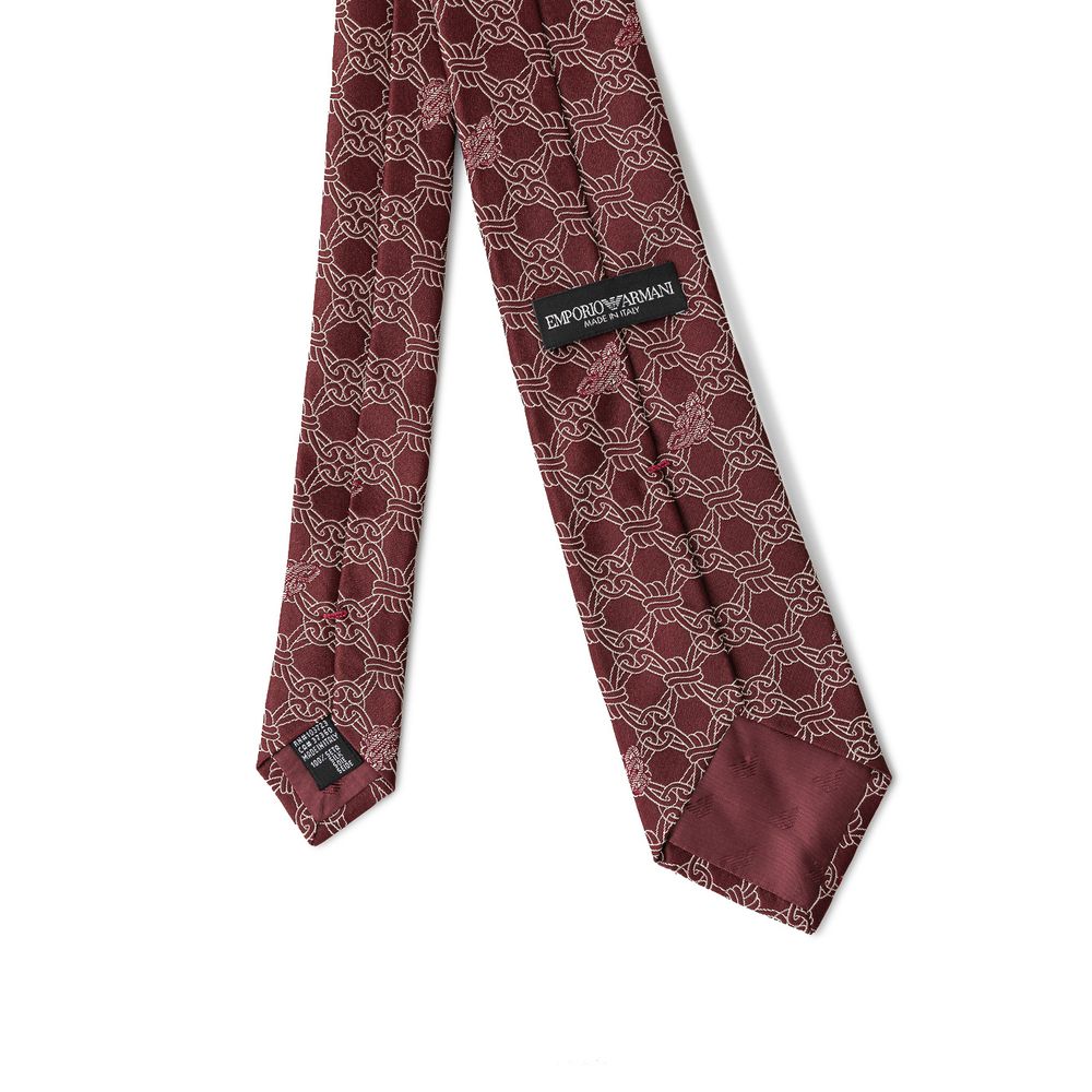 Emporio Armani Red Silk Ties & Bowty LUNESCAPE
