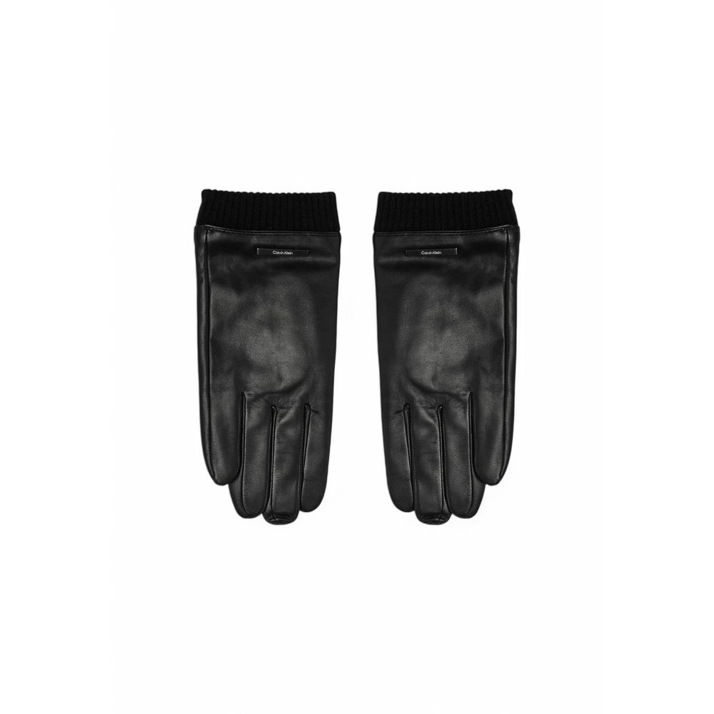 Calvin Klein Black Leather Glove LUNESCAPE