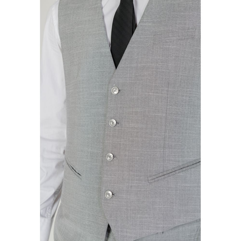 Antony Morato Gray Polyester Waistcoat LUNESCAPE