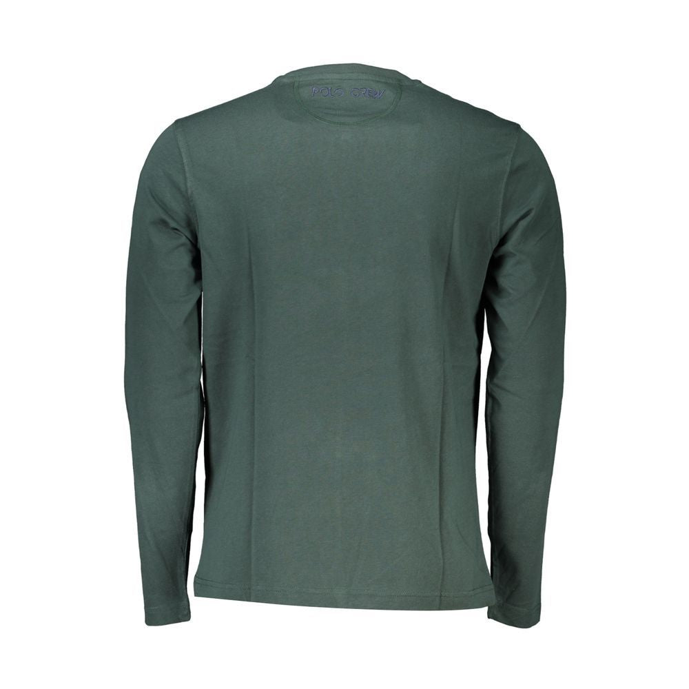 La Martina Bicolor Cotton Long Sleeved Tee