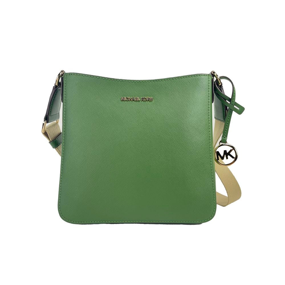 Michael Kors Green Saffiano Leather Crossbody Bag LUNESCAPE