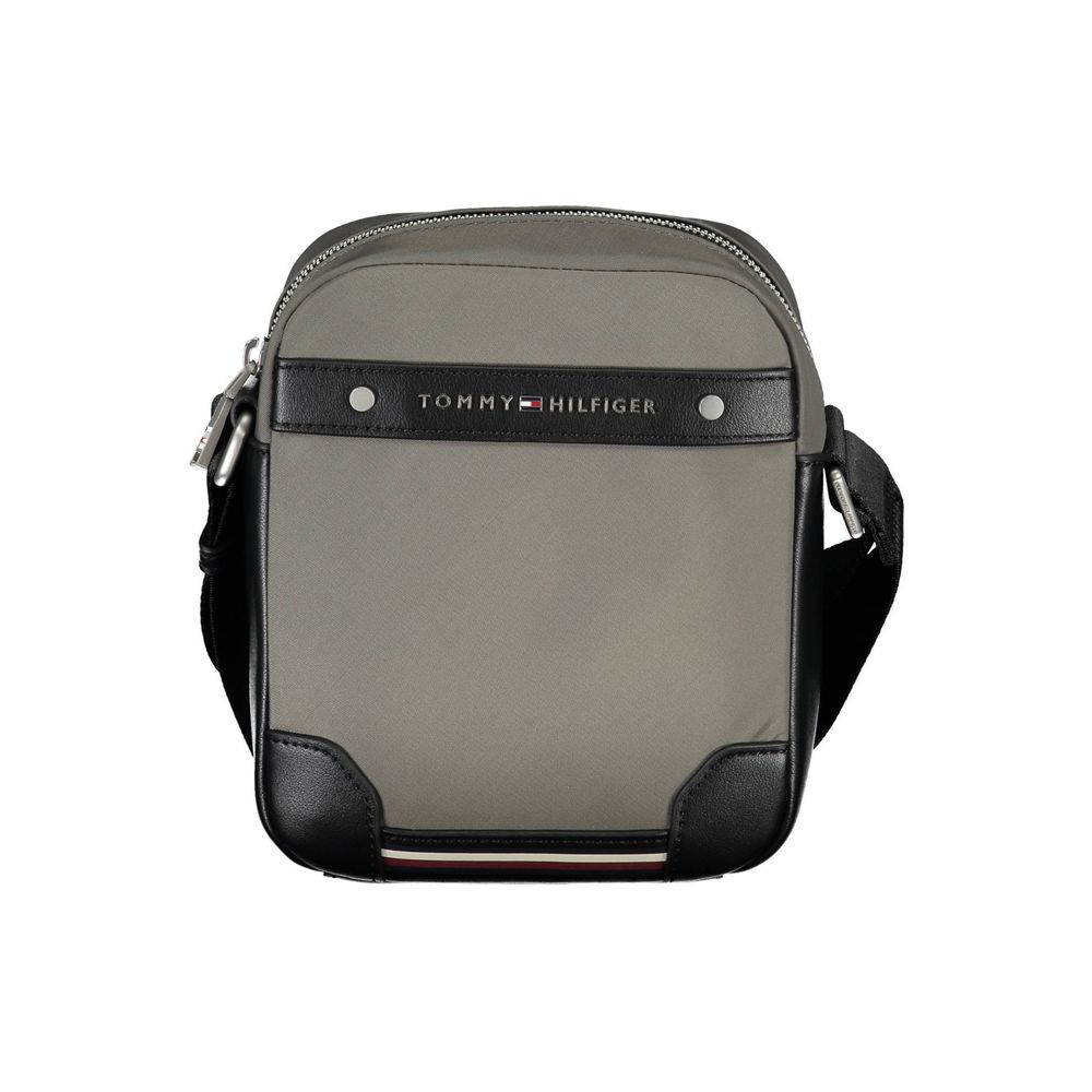 Tommy Hilfiger Green Polyester Men Shoulder Bag LUNESCAPE