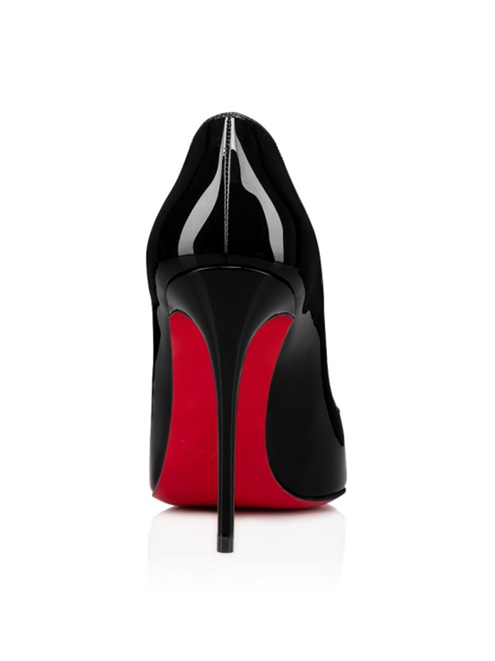 Christian Louboutin Black Patent Leather Hot Chick Pumps 100 LUNESCAPE