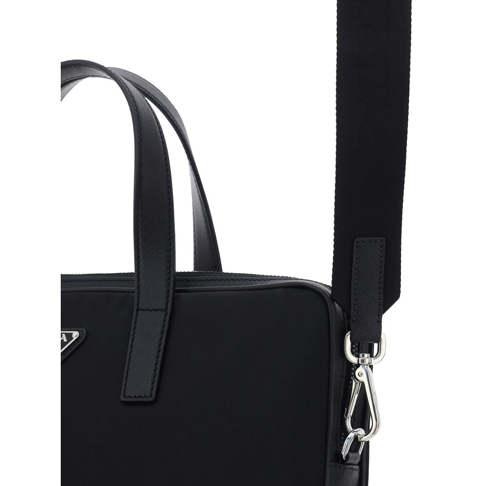 Prada Work Slimline Shoulder Laptop Bag LUNESCAPE