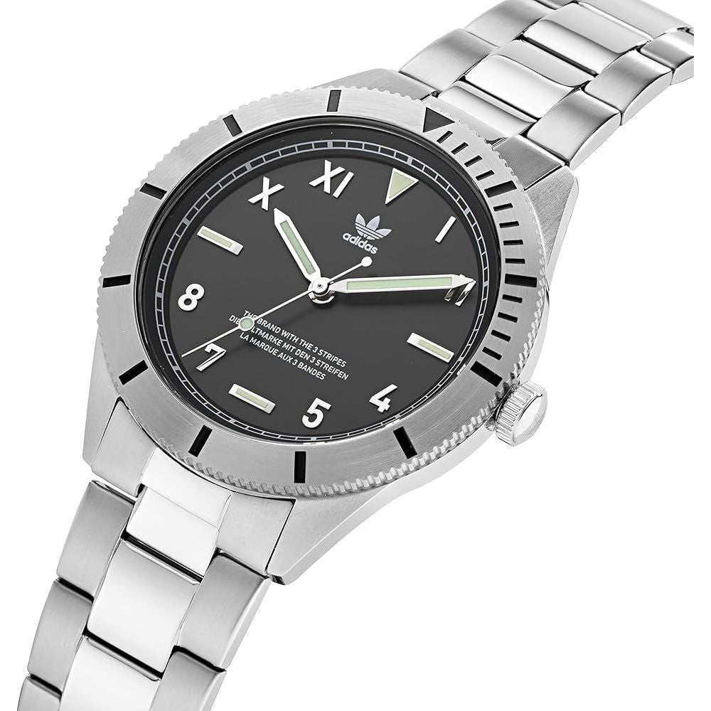 Adidas Gray Stainless Steel Watch LUNESCAPE