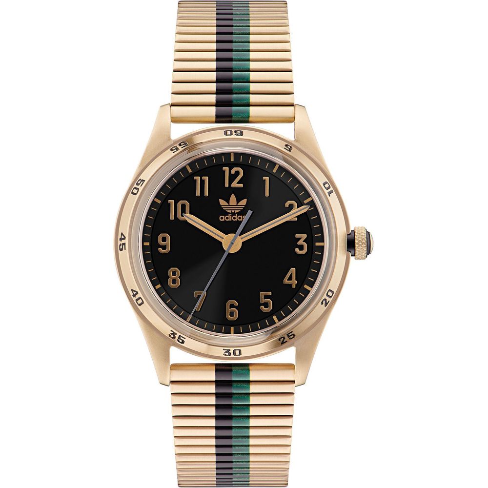 Adidas Gold Stainless Steel Watch LUNESCAPE