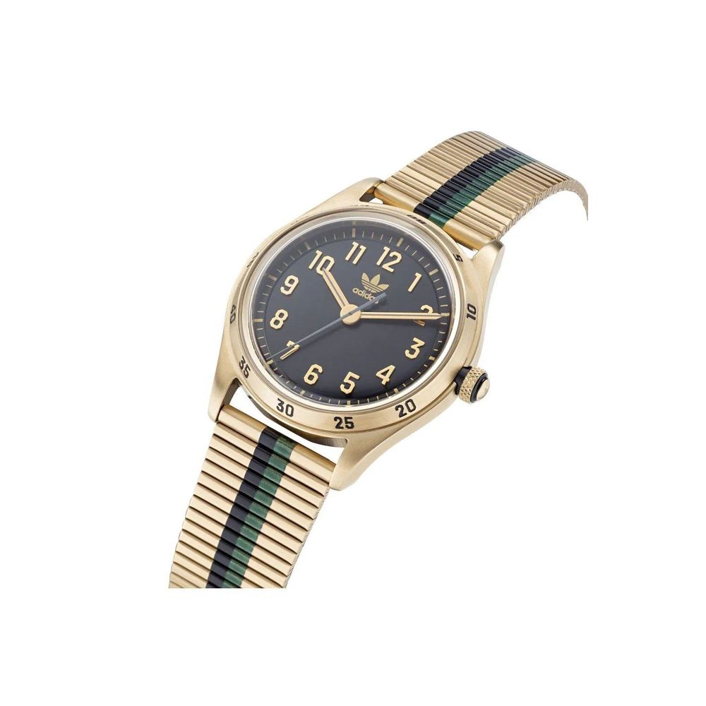 Adidas Gold Stainless Steel Watch LUNESCAPE