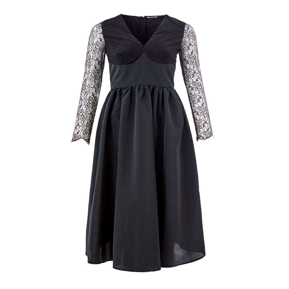 Lardini Elegant Black Dress LUNESCAPE