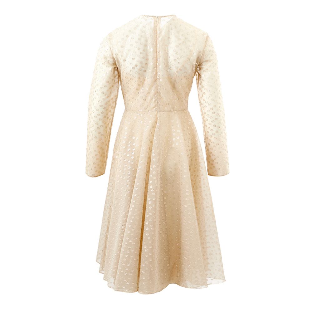 Lardini Beige Cotton Elegance Dress LUNESCAPE