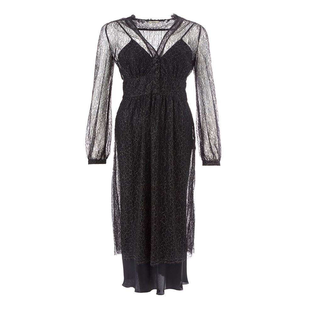 Lardini Elegant Black Dress LUNESCAPE