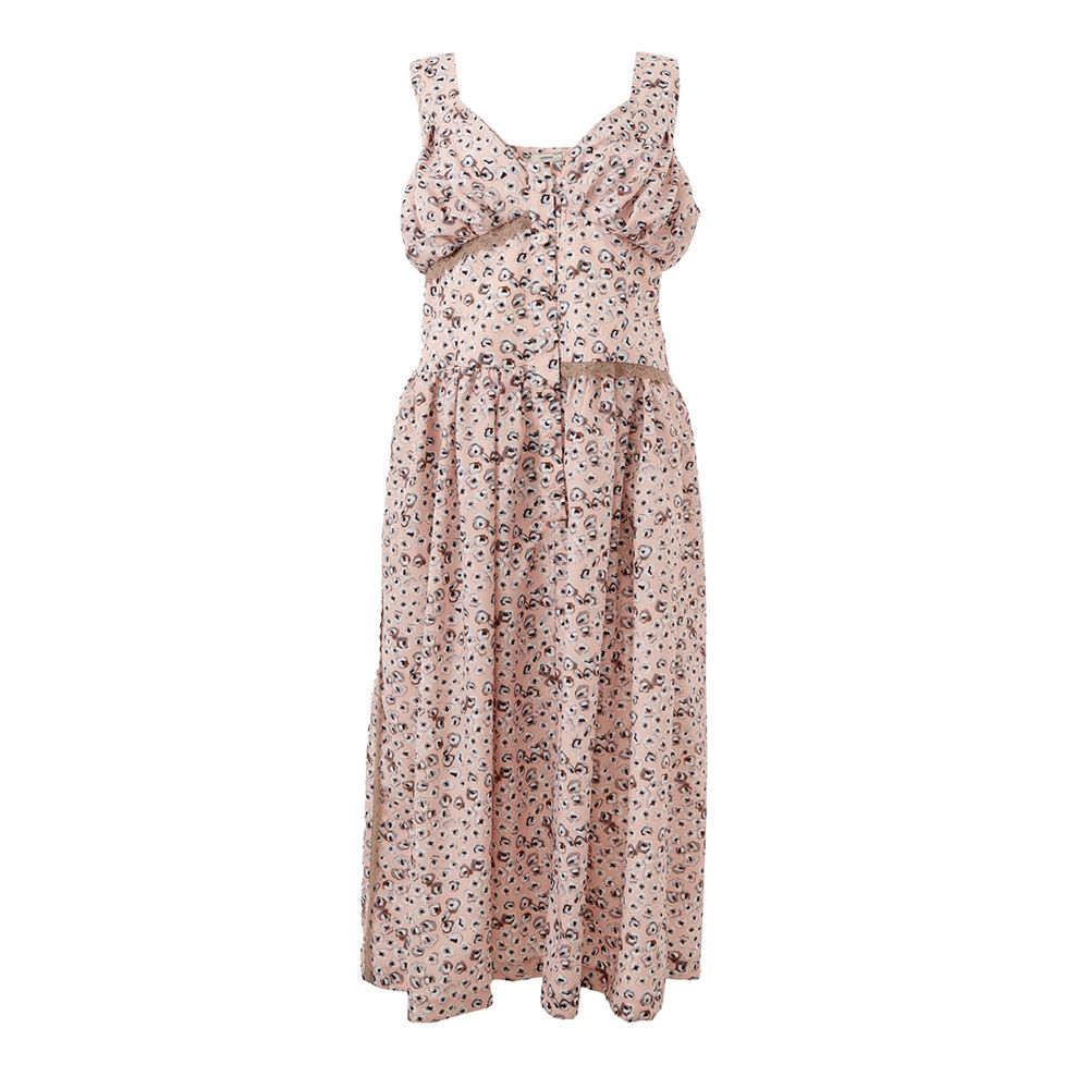 Lardini Elegant Pink Dress for Evening Elegance LUNESCAPE
