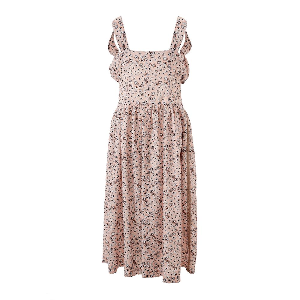 Lardini Elegant Pink Dress for Evening Elegance LUNESCAPE