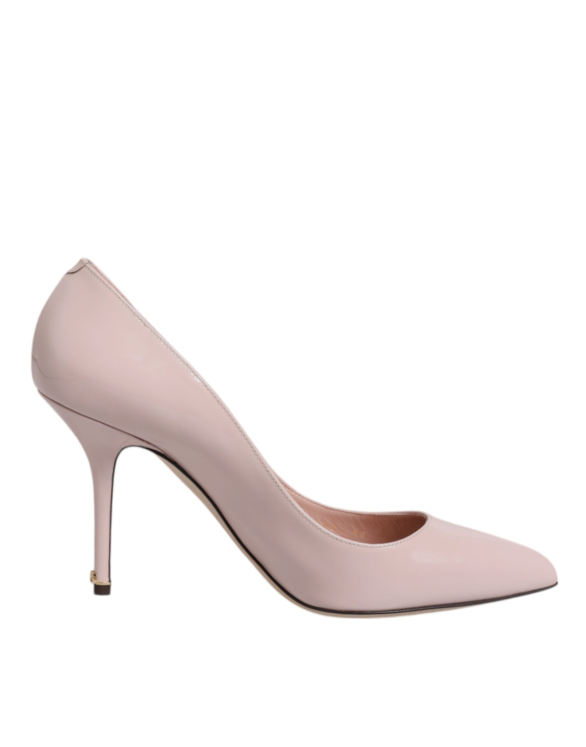 Dolce & Gabbana Pink Patent Leather Stiletto Heel Pumps Shoes LUNESCAPE
