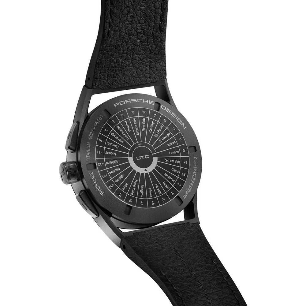 Porsche Design Black Leather Watch LUNESCAPE