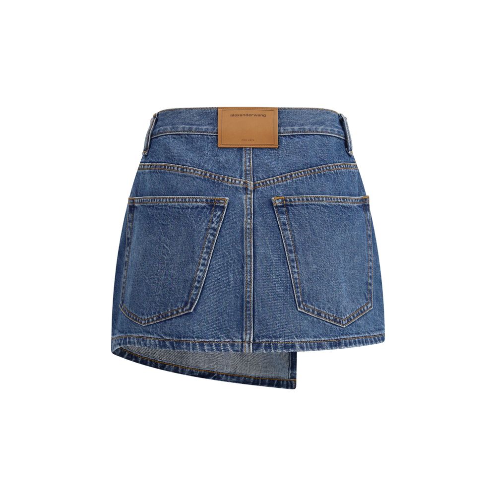 Alexander Wang Denim Miniskirt LUNESCAPE