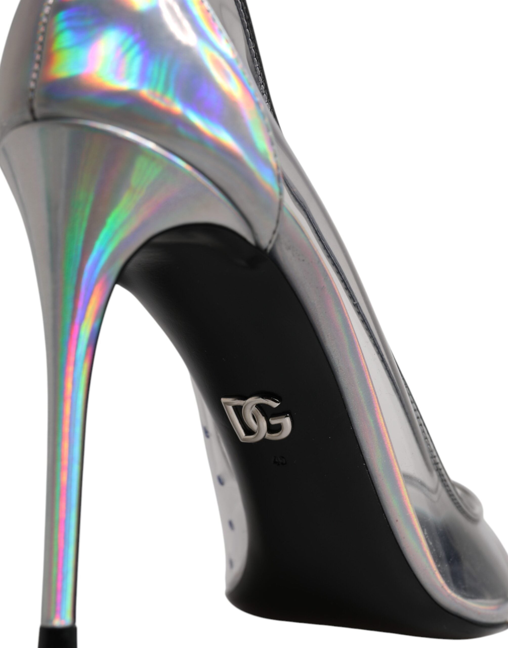 Dolce & Gabbana Multicolor Iridescent Pointed Toe Pumps Shoes LUNESCAPE