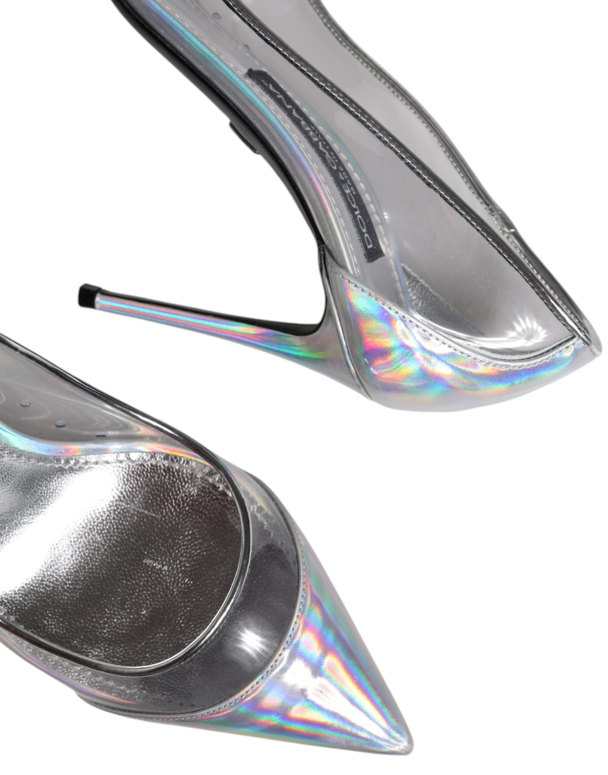 Dolce & Gabbana Multicolor Iridescent Pointed Toe Pumps Shoes LUNESCAPE
