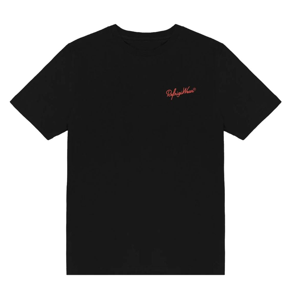 Refrigiwear Black Cotton T-Shirt LUNESCAPE