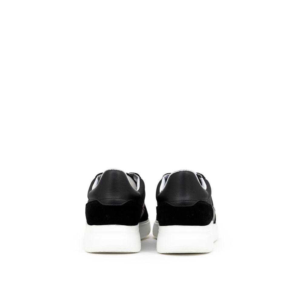 Axel Arigato Black And White Fabric And Leather Sneaker LUNESCAPE