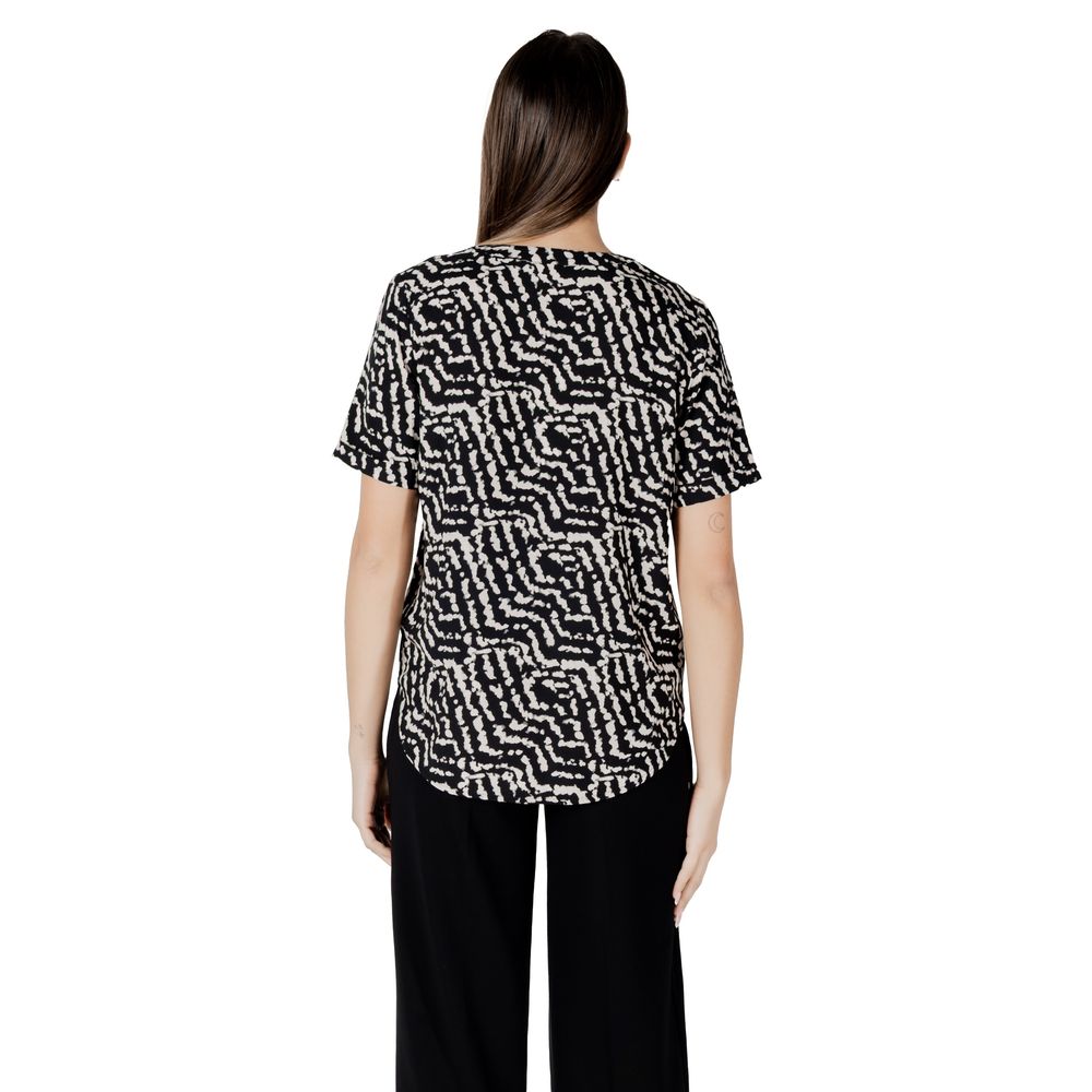 Street One Black Viscose Blouse LUNESCAPE